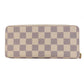 LOUIS VUITTON Long Wallet Purse N61264 Damier canvas white Portefeuille Clemence
