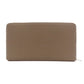 CELINE Long Wallet Purse Calfskin gray logo