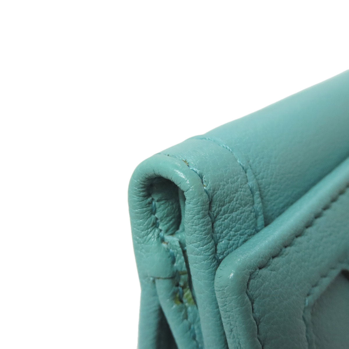 GUCCI Bifold Wallet 658633 Calfskin blue Diana Bamboo Compact Wallet