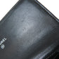 CHANEL Bifold Wallet Calfskin black COCO Mark Vstitch SilverMetal