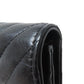 CHANEL Bifold Wallet Calfskin black COCO Mark Vstitch SilverMetal