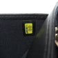 CHANEL Bifold Wallet Calfskin black COCO Mark Vstitch SilverMetal