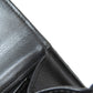 CHANEL Bifold Wallet Calfskin black COCO Mark Vstitch SilverMetal
