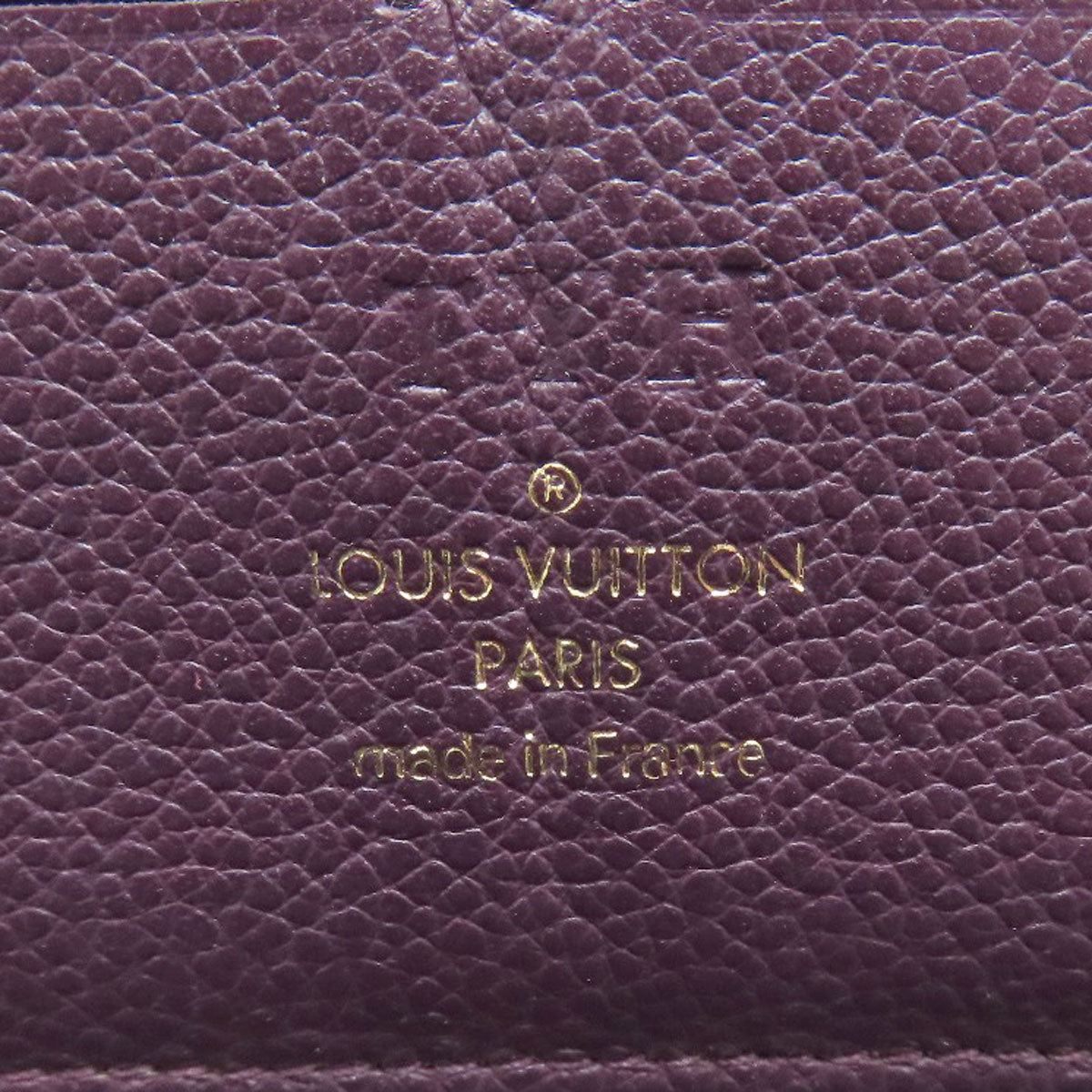 LOUIS VUITTON Long Wallet Purse M60359 Ann Platt purple Portefeuille / Wallet Ron