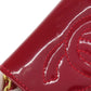 CHANEL Accessory pouch enamel Red COCO Mark ChainShoulder
