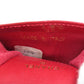 CHANEL Accessory pouch enamel Red COCO Mark ChainShoulder