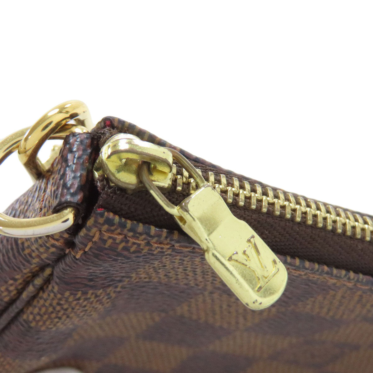 LOUIS VUITTON Accessory pouch N58009 Damier canvas Brown Mini Pochette Accessoires