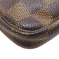 LOUIS VUITTON Accessory pouch N58009 Damier canvas Brown Mini Pochette Accessoires