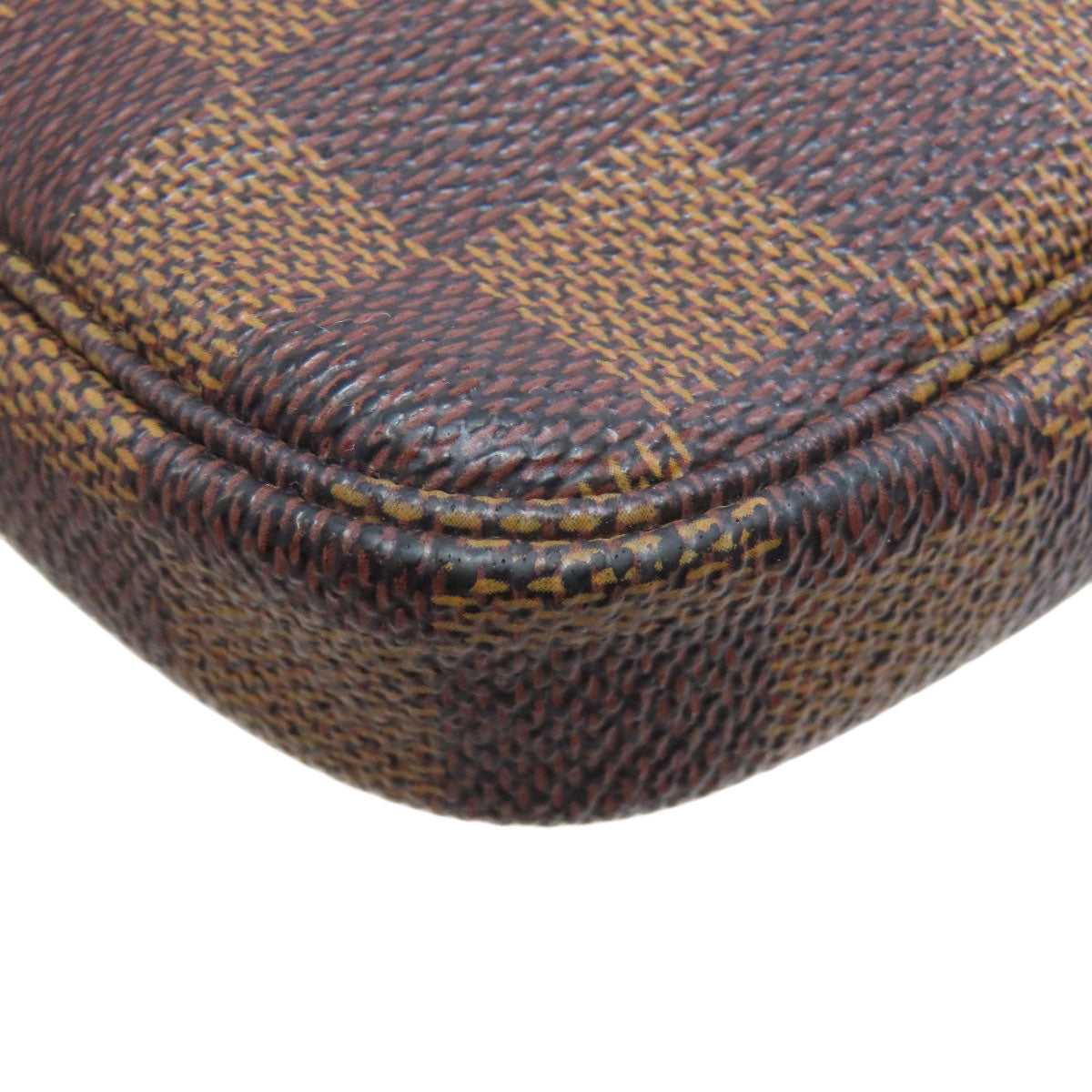 LOUIS VUITTON Accessory pouch N58009 Damier canvas Brown Mini Pochette Accessoires