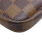 LOUIS VUITTON Accessory pouch N58009 Damier canvas Brown Mini Pochette Accessoires