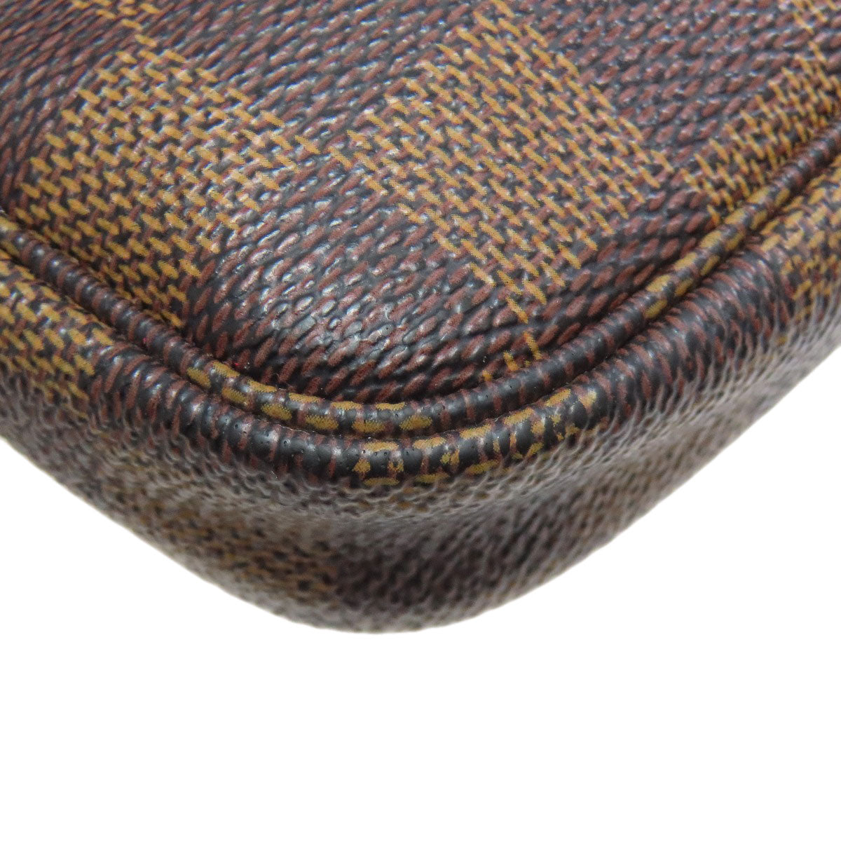 LOUIS VUITTON Accessory pouch N58009 Damier canvas Brown Mini Pochette Accessoires
