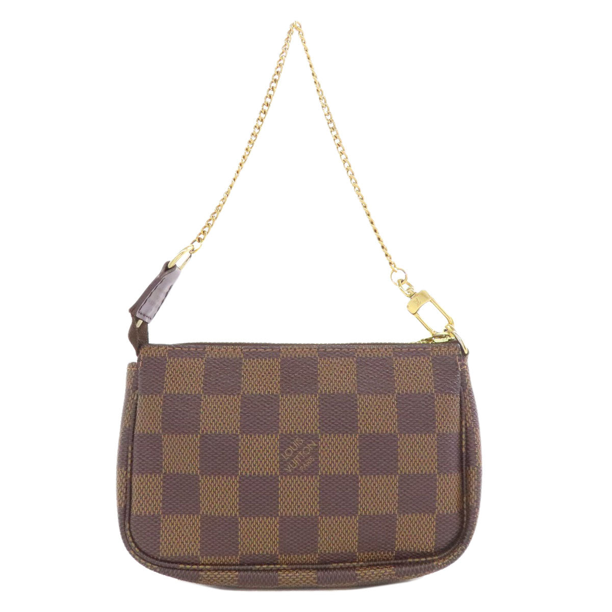 LOUIS VUITTON Accessory pouch N58009 Damier canvas Brown Mini Pochette Accessoires