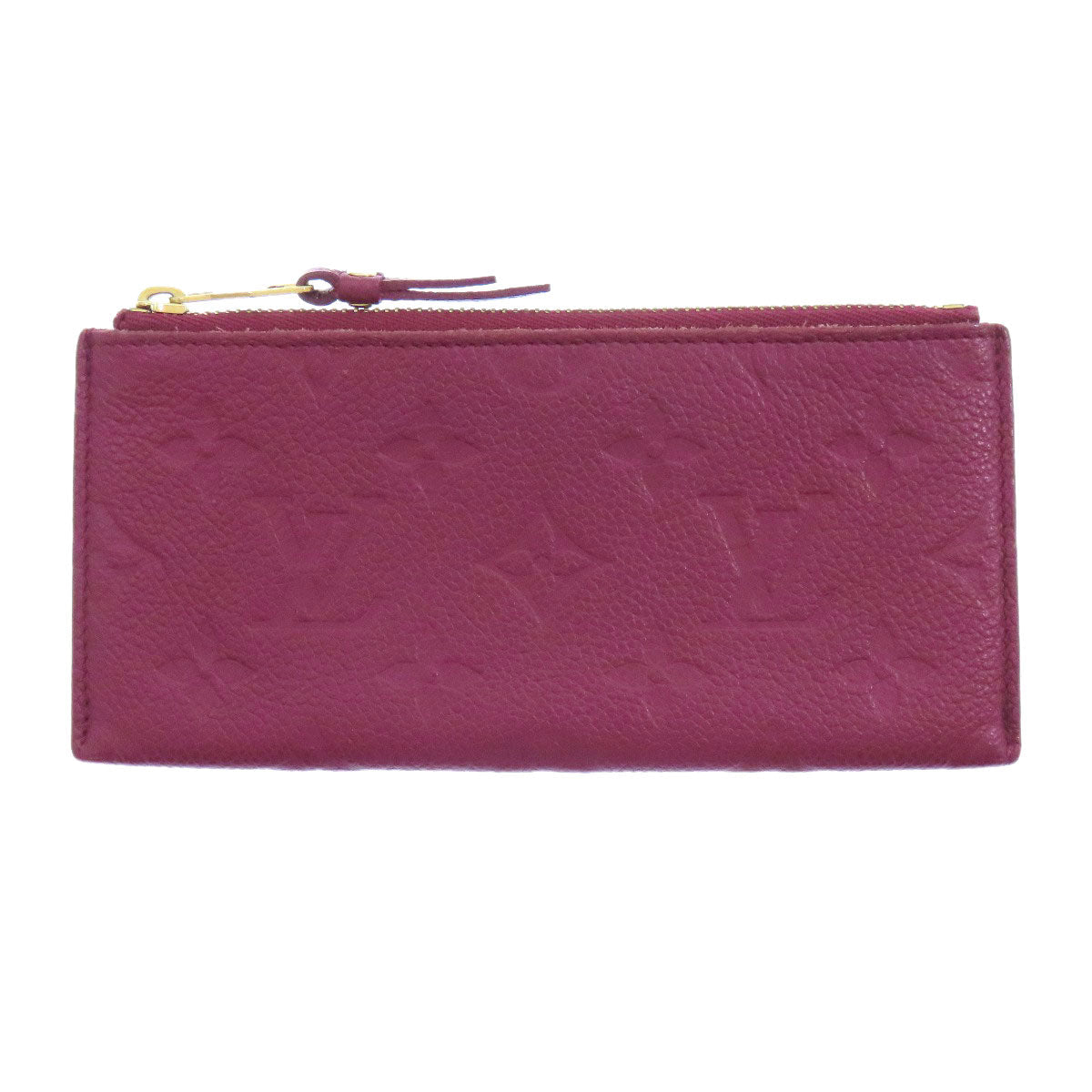 LOUIS VUITTON Long Wallet Purse M60341 Ann Platt purple Portefeuille Curie