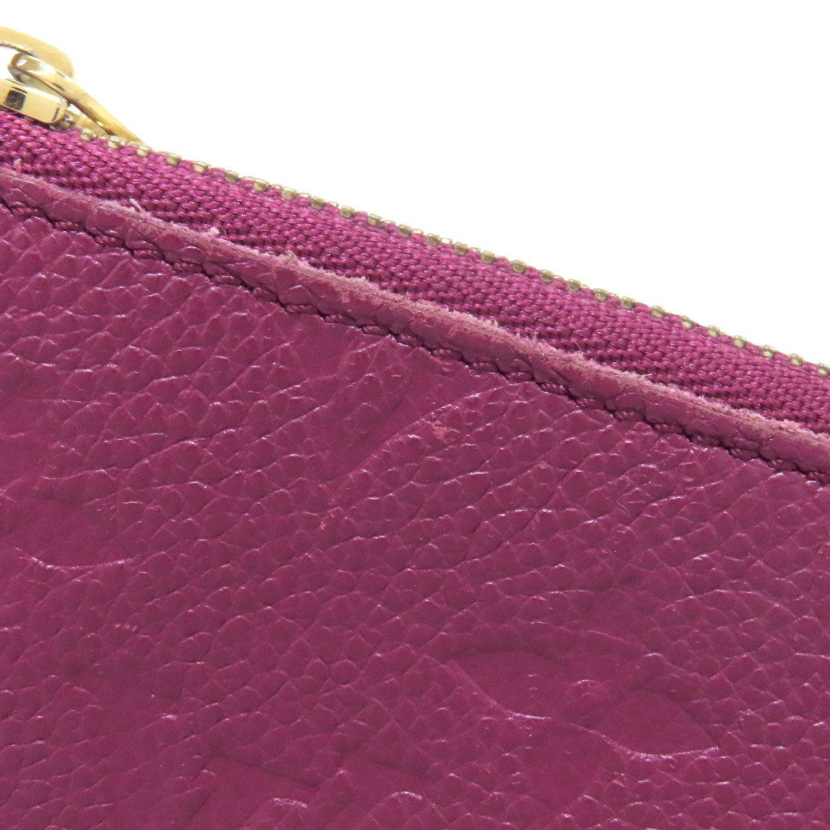 LOUIS VUITTON Long Wallet Purse M60341 Ann Platt purple Portefeuille Curie