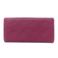 LOUIS VUITTON Long Wallet Purse M60341 Ann Platt purple Portefeuille Curie
