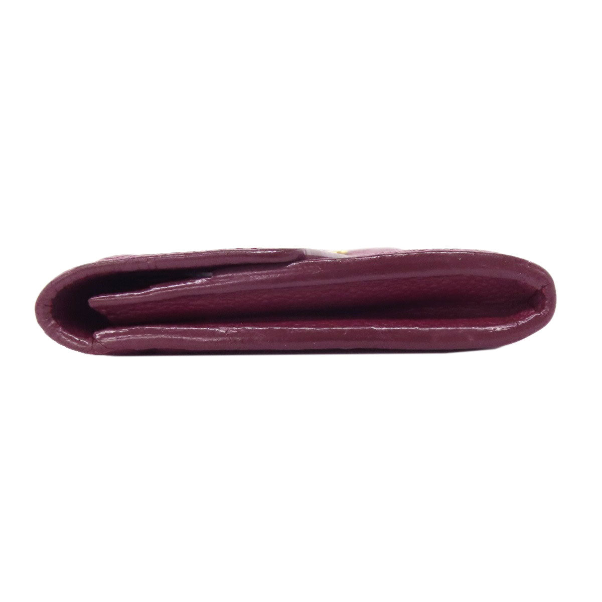 LOUIS VUITTON Long Wallet Purse M60341 Ann Platt purple Portefeuille Curie