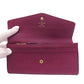 LOUIS VUITTON Long Wallet Purse M60341 Ann Platt purple Portefeuille Curie