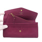 LOUIS VUITTON Long Wallet Purse M60341 Ann Platt purple Portefeuille Curie