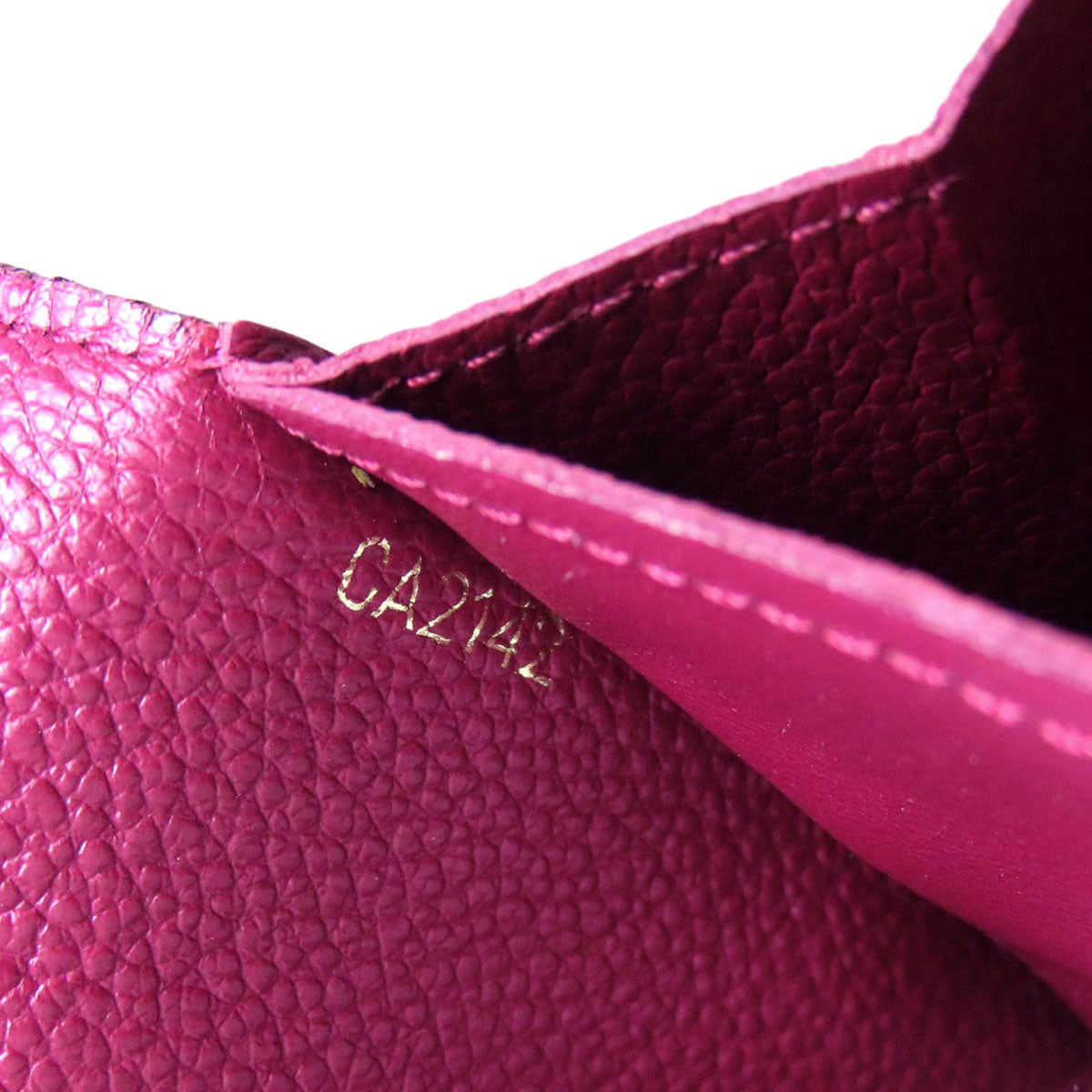 LOUIS VUITTON Long Wallet Purse M60341 Ann Platt purple Portefeuille Curie