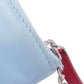 CHANEL Clutch bag leather blue COCO Mark Bicolor