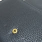 LOUIS VUITTON Long Wallet Purse M61248 Taurillon Clemence black Portefeuille Capsine