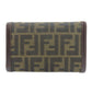 FENDI Bifold Wallet canvas Brown Zucca Pattern