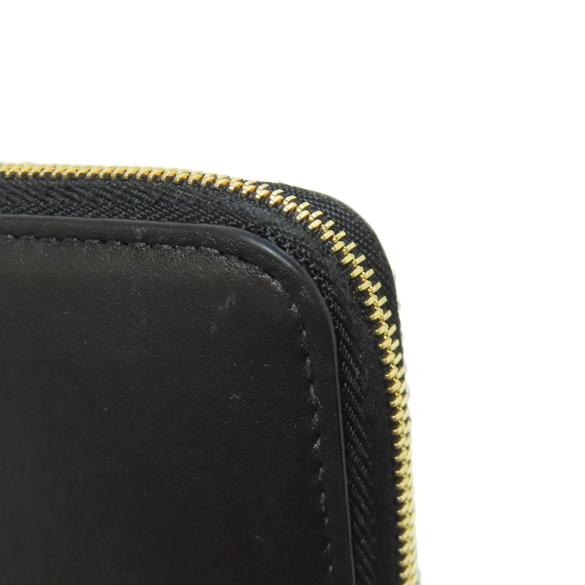 LOEWE Bifold Wallet Calfskin black Knot Compact Zip-Around Wallet