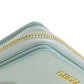 GUCCI Bifold Wallet 772639 Calfskin blue Script Mini Wallet