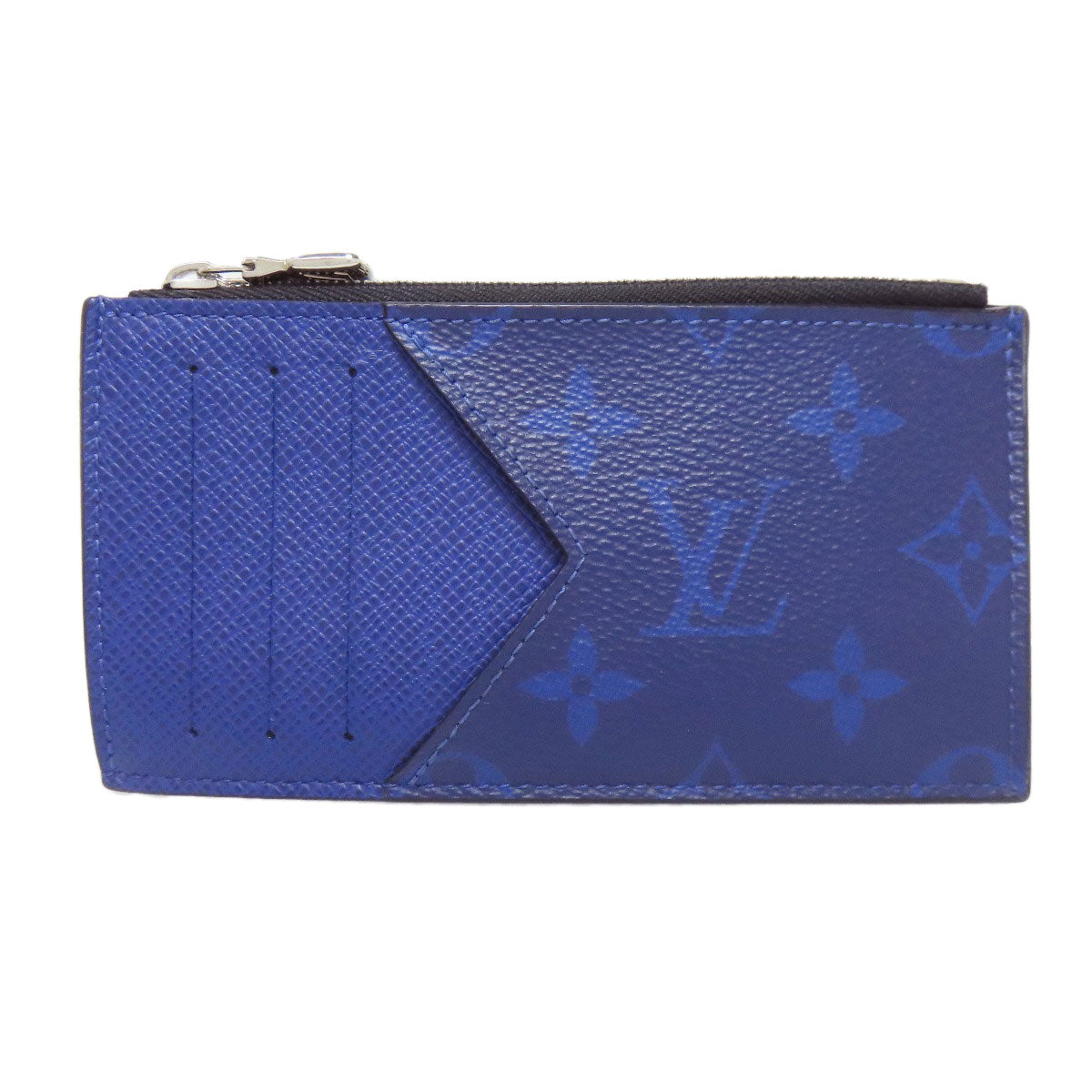 LOUIS VUITTON Coin case M30270 Taigalama blue Coin card holder