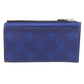 LOUIS VUITTON Coin case M30270 Taigalama blue Coin card holder