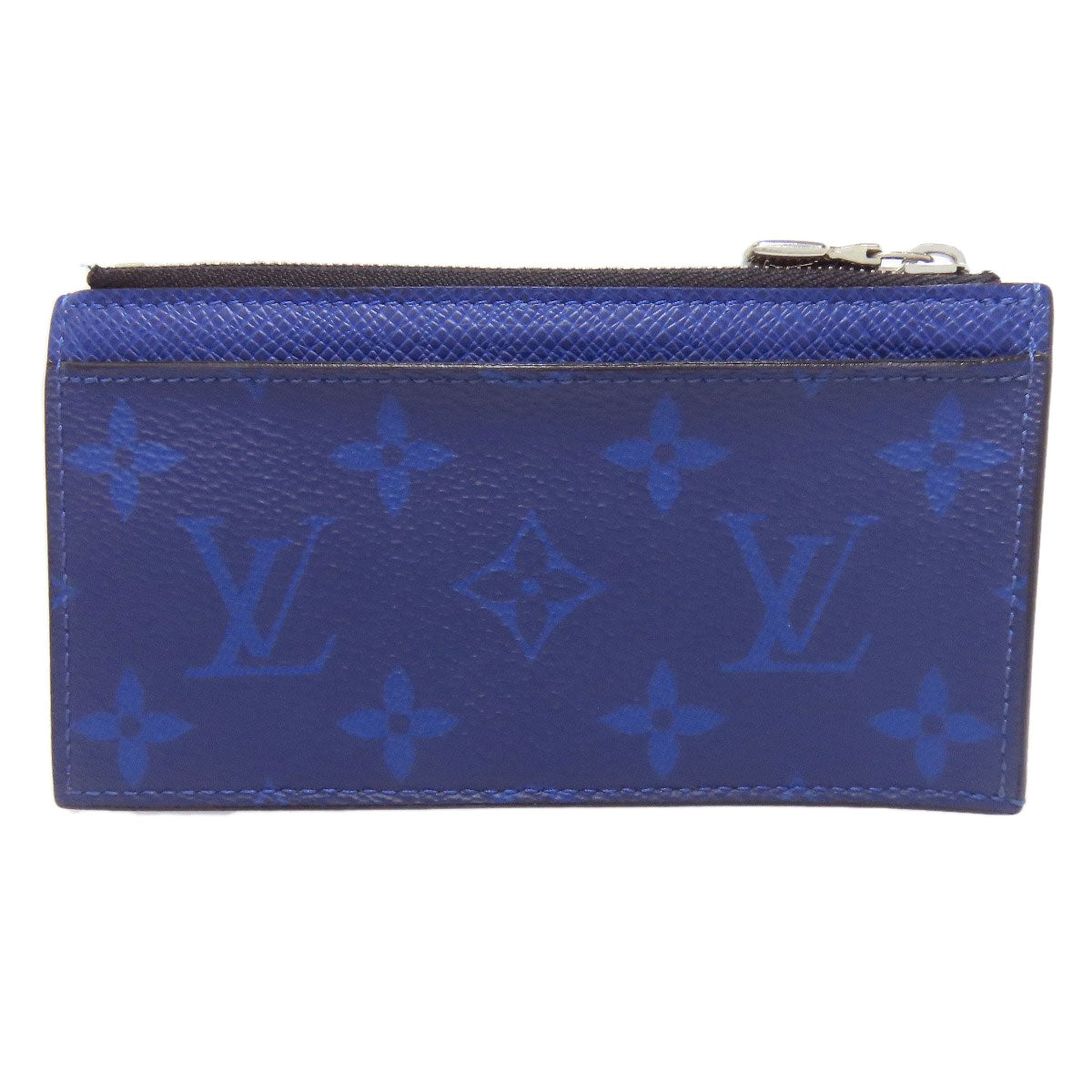LOUIS VUITTON Coin case M30270 Taigalama blue Coin card holder