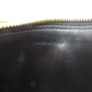 CELINE Coin case leather black Triomphe