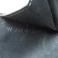 CELINE Coin case leather black Triomphe