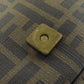 FENDI Shoulder Bag PVC Brown Zucca Pattern