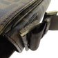 FENDI Shoulder Bag PVC Brown Zucca Pattern