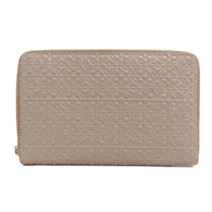 LOEWE Accessory pouch Calfskin gray Anagram Organizer