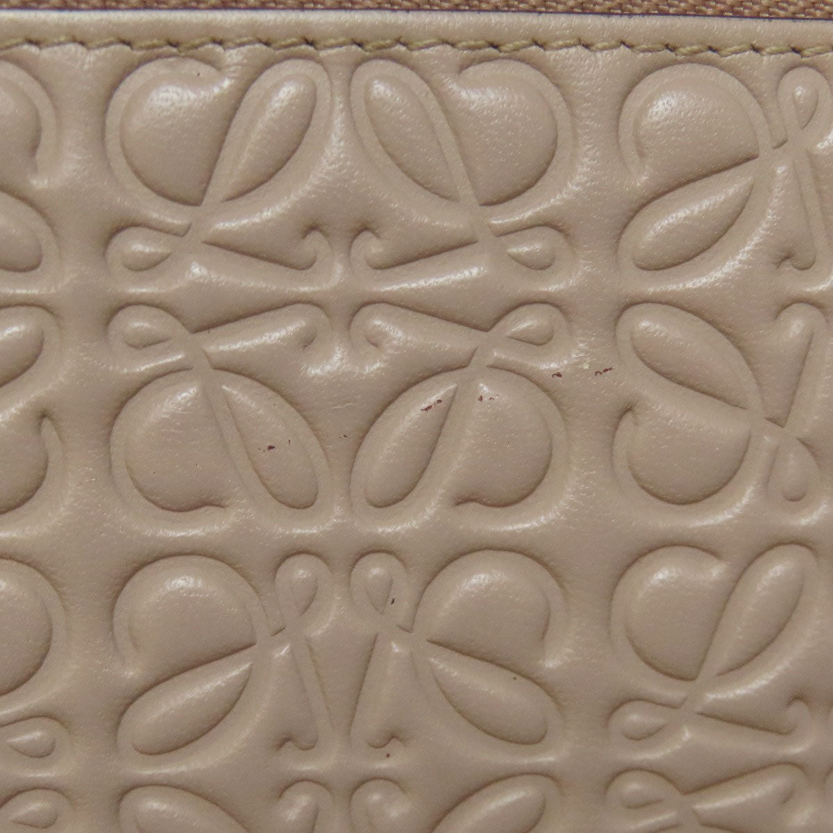 LOEWE Accessory pouch Calfskin gray Anagram Organizer