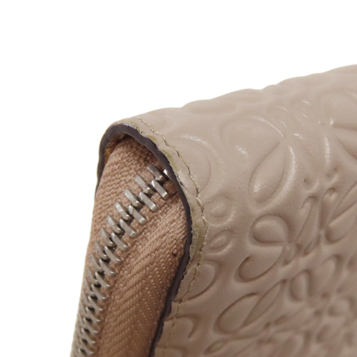 LOEWE Accessory pouch Calfskin gray Anagram Organizer