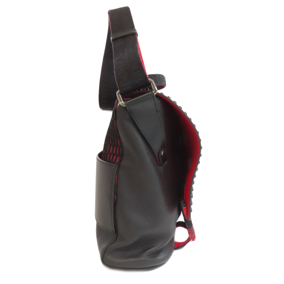 Christian Louboutin Tote Bag leather black Panettone 2WAY
