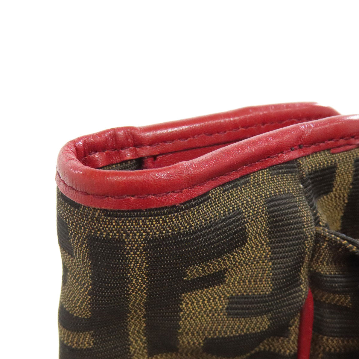FENDI Tote Bag canvas Brown Zucca Pattern