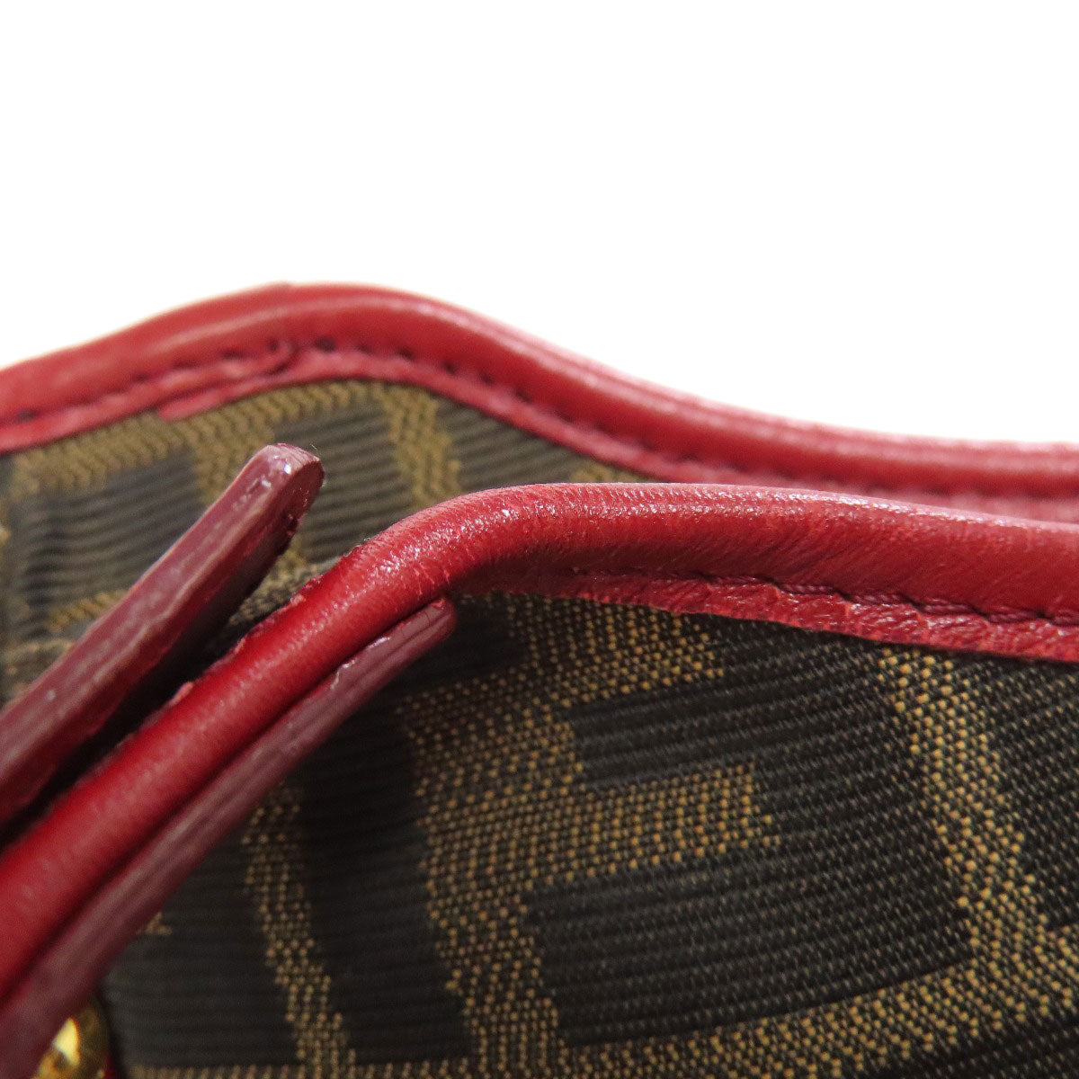 FENDI Tote Bag canvas Brown Zucca Pattern