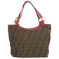 FENDI Tote Bag canvas Brown Zucca Pattern