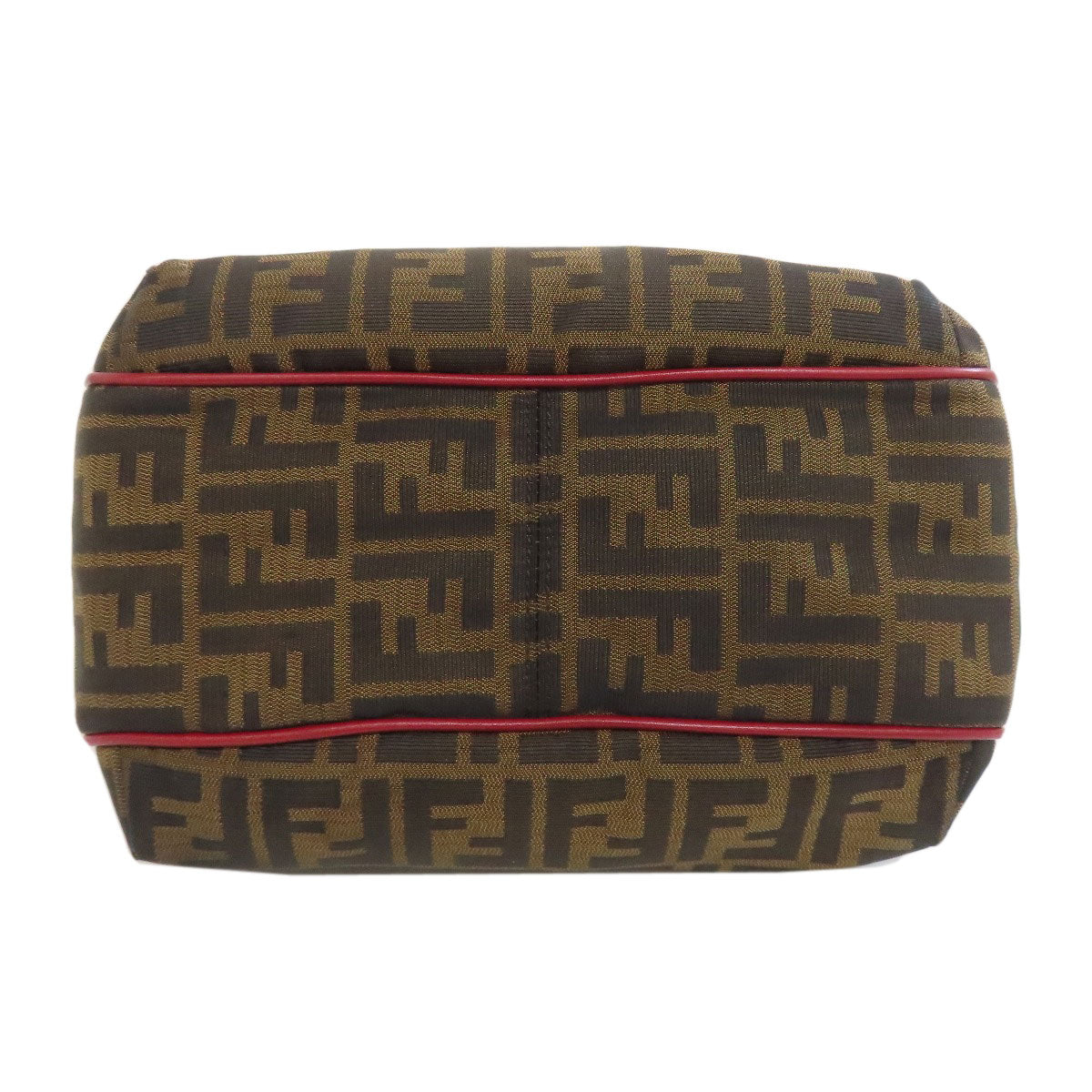 FENDI Tote Bag canvas Brown Zucca Pattern