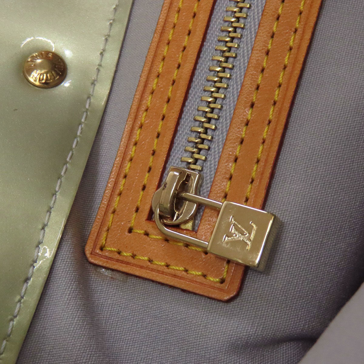 LOUIS VUITTON Handbag M91145 Vernis gray Lead PM