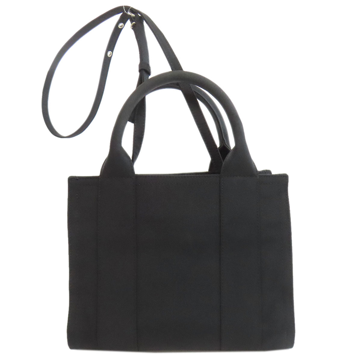 BALENCIAGA Handbag 620882 canvas black 2WAY