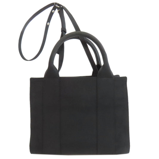 BALENCIAGA Handbag 620882 canvas black 2WAY