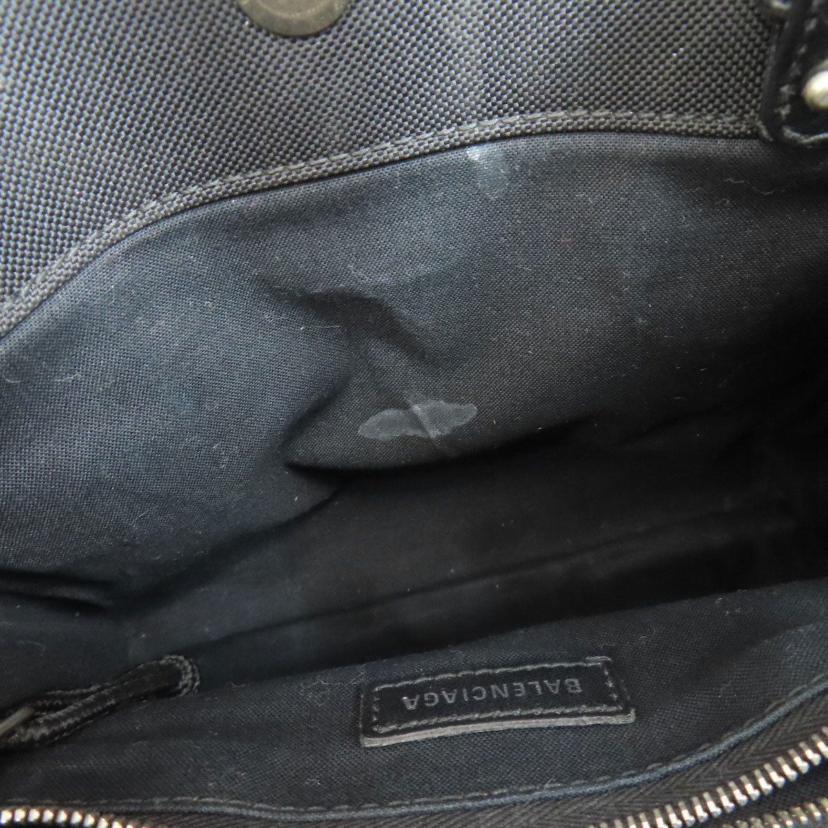 BALENCIAGA Handbag 620882 canvas black 2WAY