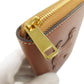 CELINE Coin case leather Brown Triomphe