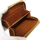 CELINE Coin case leather Brown Triomphe