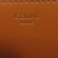 CELINE Coin case leather Brown Triomphe